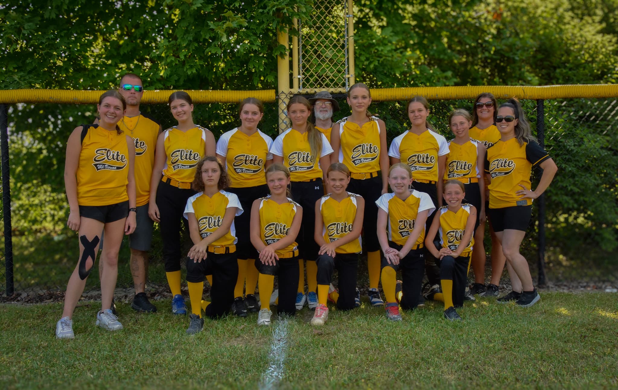 Mt. Vernon Elite game action, July 17, 2025