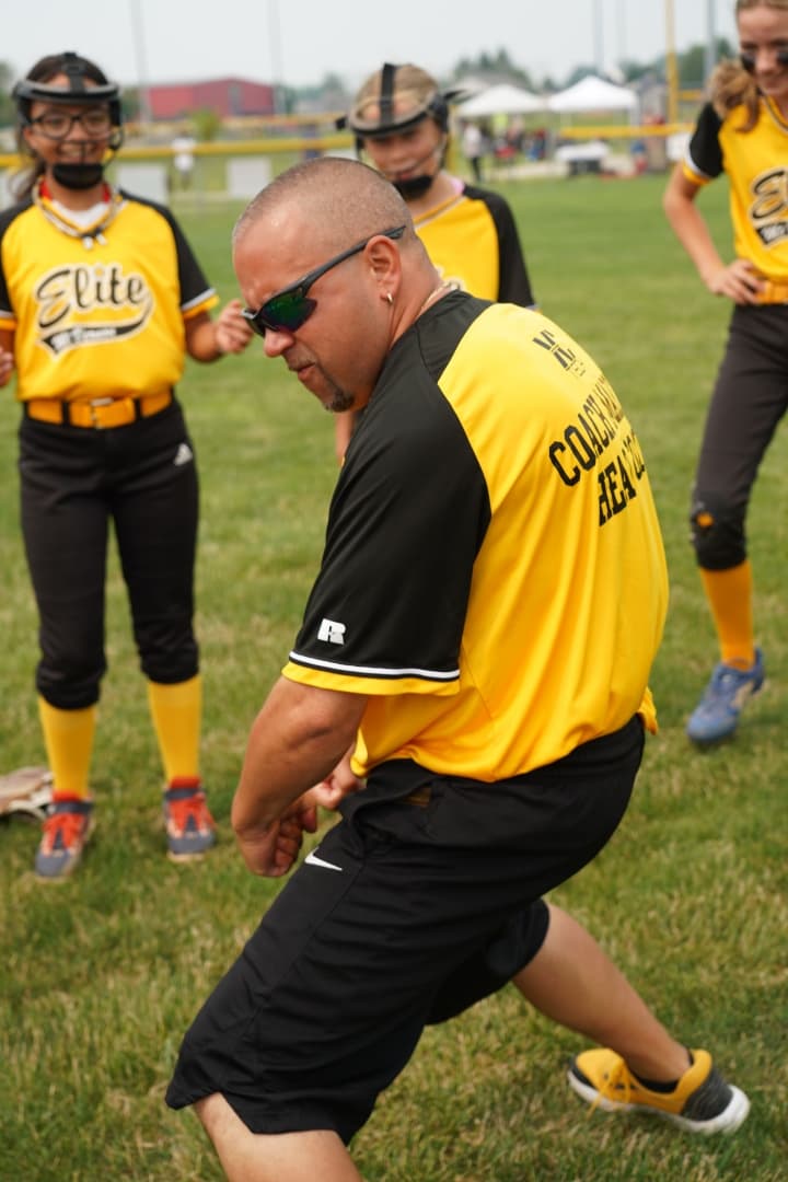 Mt. Vernon Elite game action, July 17, 2025